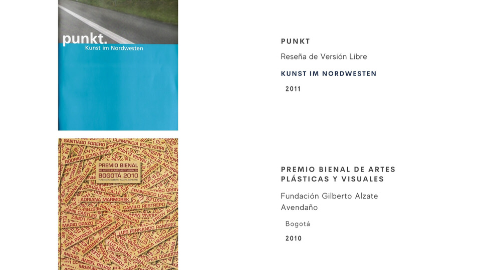 Premio bienal de artes plásticas y visuales. Clemencia Echeverri